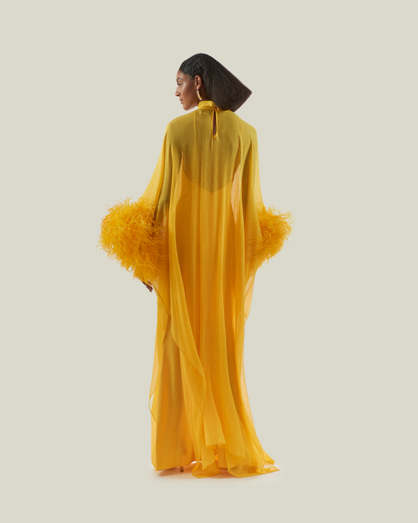 Taller Marmo Penelope Kaftan In Lemon