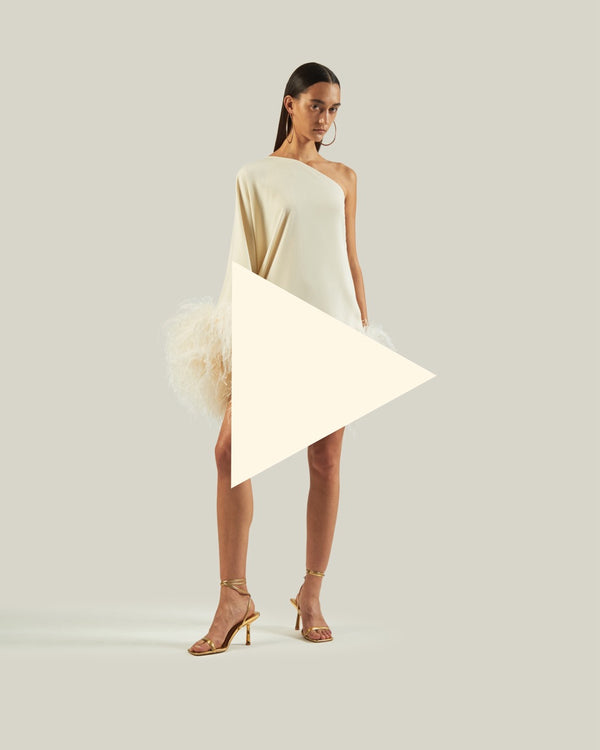 Taller Marmo Piccolo Ubud Dress In Ivory