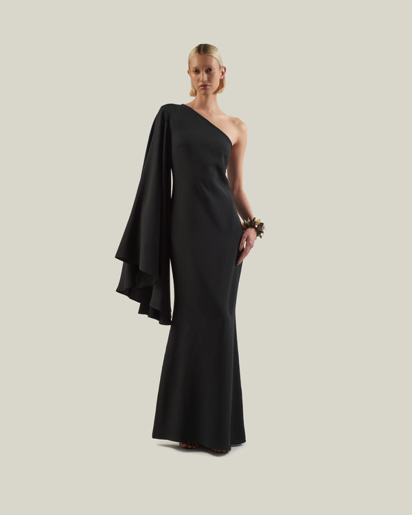taller marmo Sifnos Dress in Black