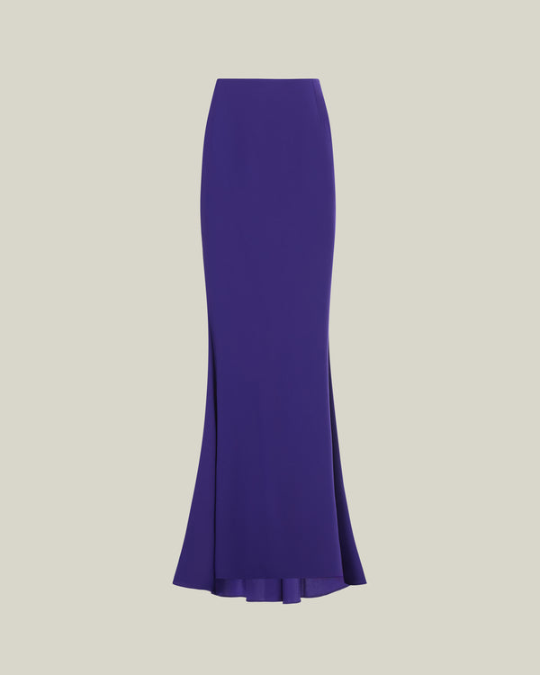 Taller Marmo Silver Screen Skirt In Violet