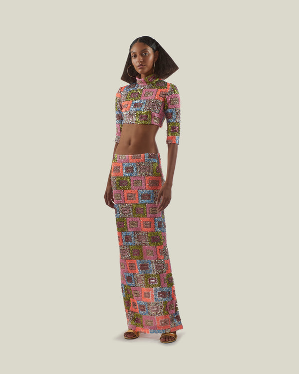 taller marmo St. Lucia Blouse in Multicolor