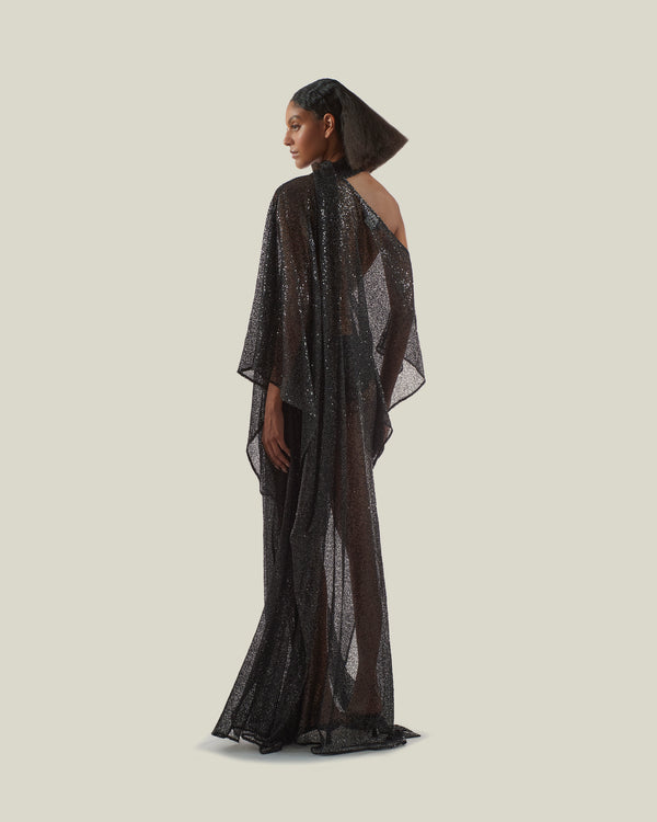 Taller Marmo Streep Disco Kaftan In Black