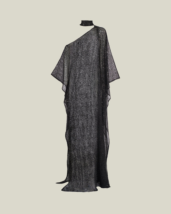 Taller Marmo Streep Disco Kaftan In Black