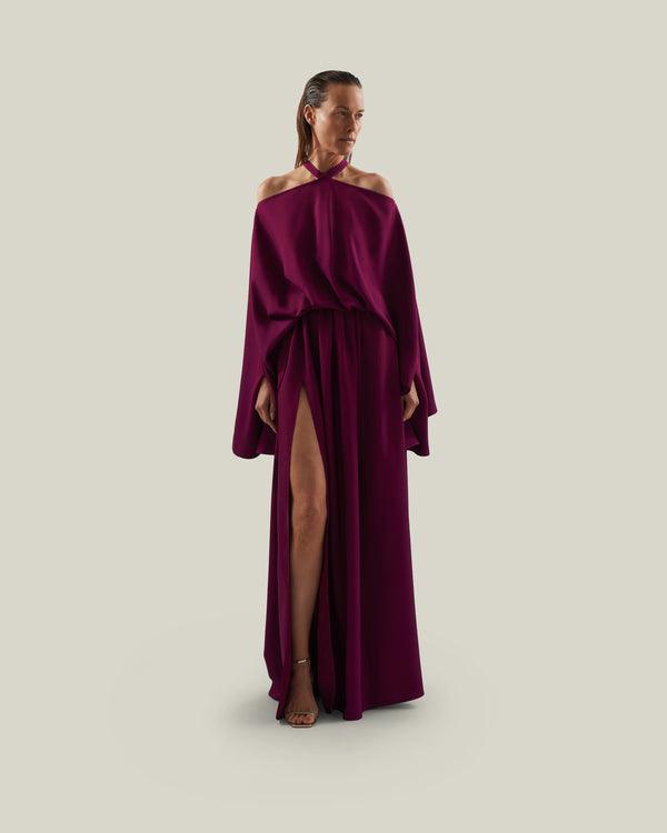 taller marmo Sundance Dress in Plum