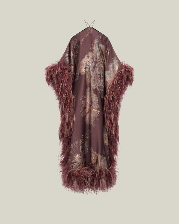 Taller Marmo Sza Sza Bloom Kaftan In Mauve