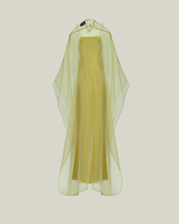 Taller Marmo Sza Sza Spirito Kaftan In Gold Kiwi