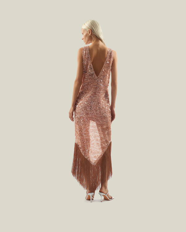 Taller Marmo Taormina Disco Dress In Blush