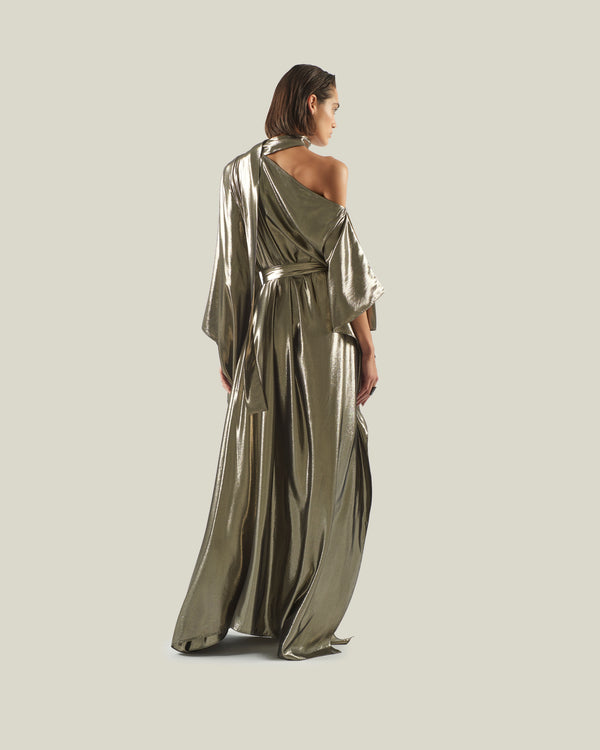 Taller Marmo Taylor Seventies Kaftan In Gold