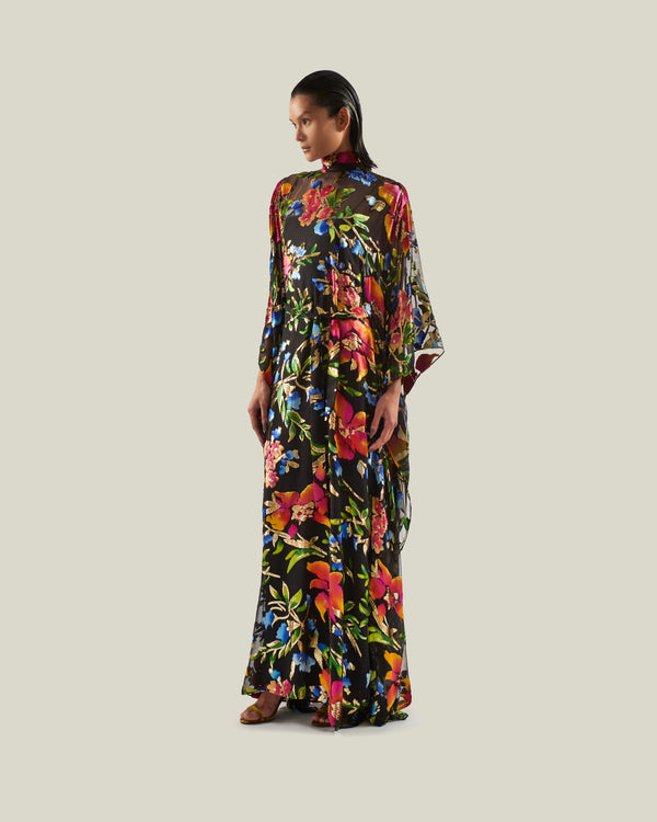 taller marmo Theda Kaftan in Multicolor