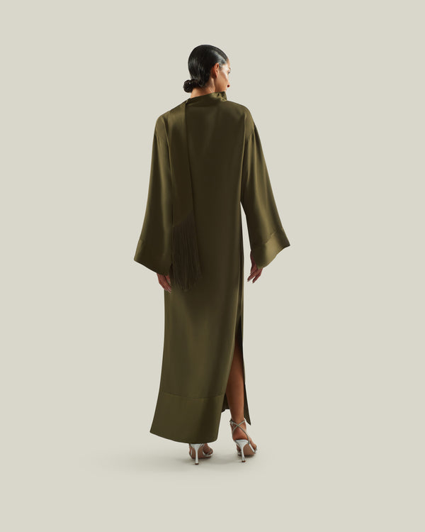 Taller Marmo Ticino Dress In Forest Green