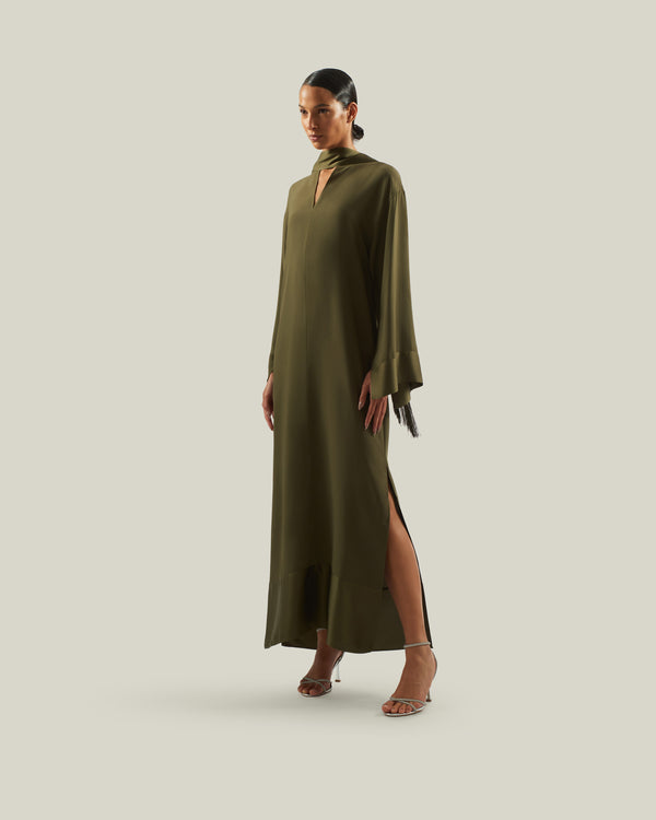 Taller Marmo Ticino Dress In Forest Green