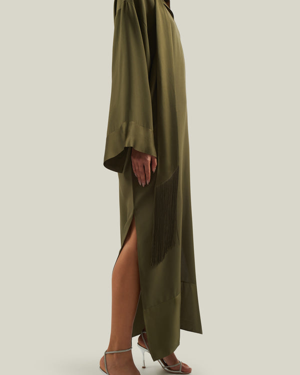 Taller Marmo Ticino Dress In Forest Green