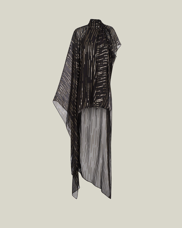 Taller Marmo Toronto Kaftan In Black & Gold