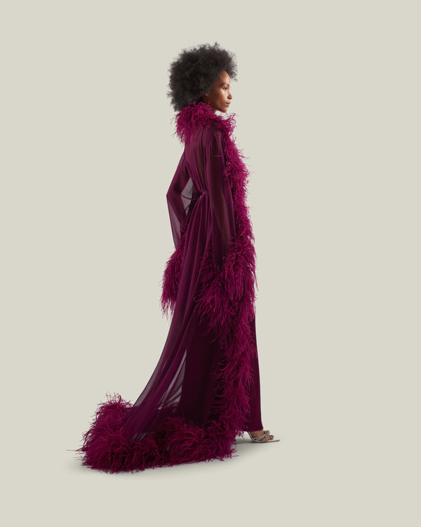 Taller Marmo Vedette Dress In Plum