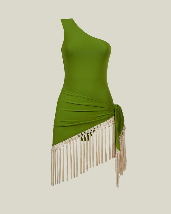 Taller Marmo Yacare Swimsuit In Apple