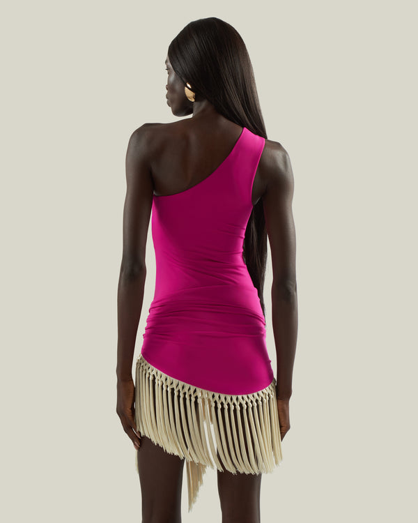 Taller Marmo Yacare Swimsuit In Bouganville