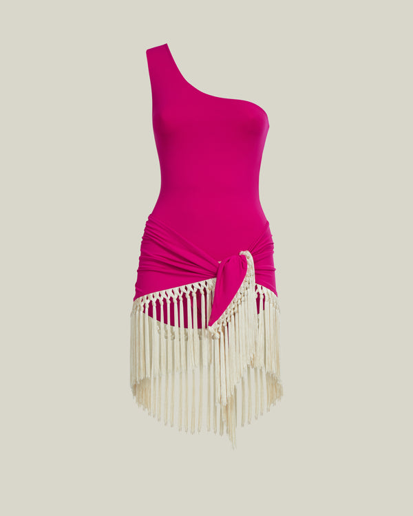 Taller Marmo Yacare Swimsuit In Bouganville