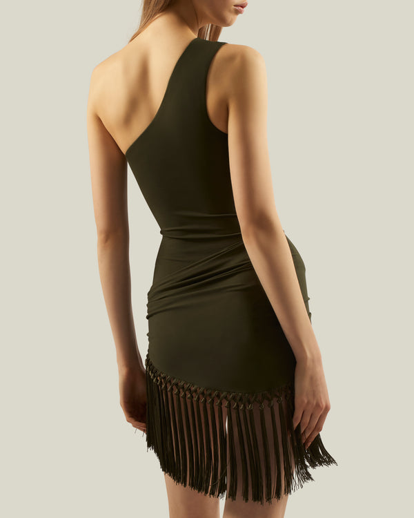 Taller Marmo Yacare Swimsuit In Forest Green