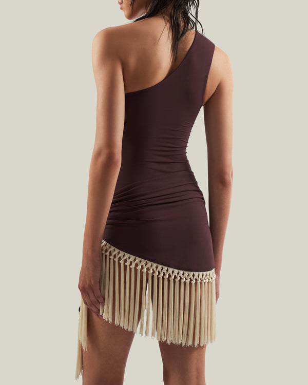 Taller Marmo Yacare Swimsuit In Mahogany