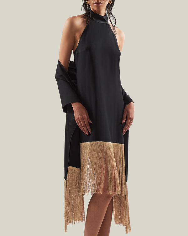 taller marmo Zizi Stole in Black