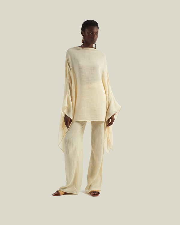 taller marmo Zoagli Pants in Ivory