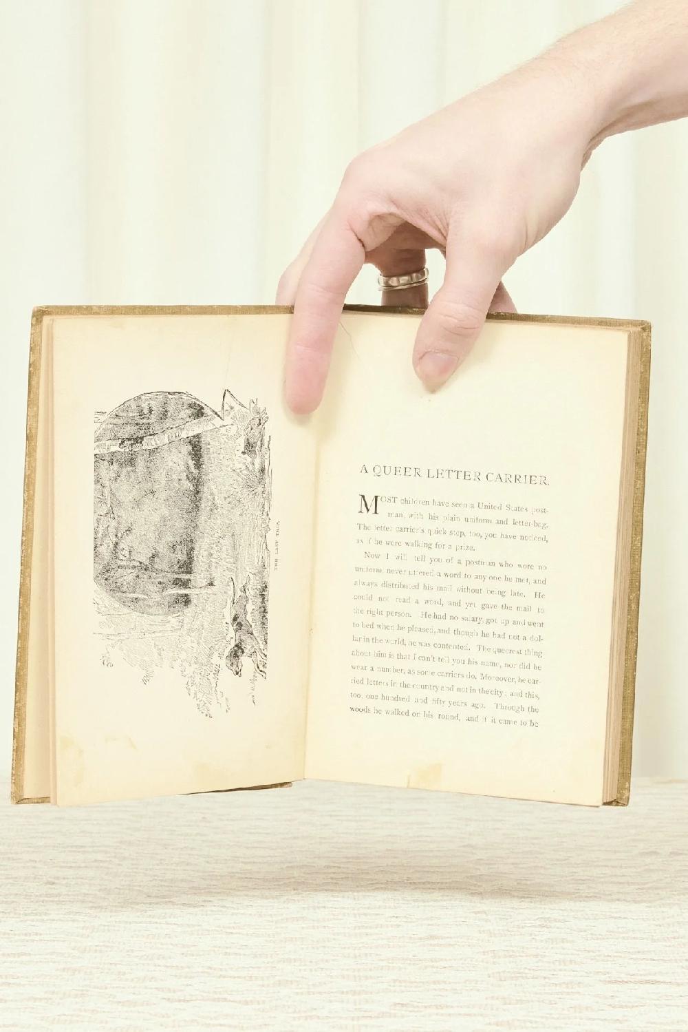 Tanner Fletcher Antique "A Queer Letter Carrier" Book (1900)