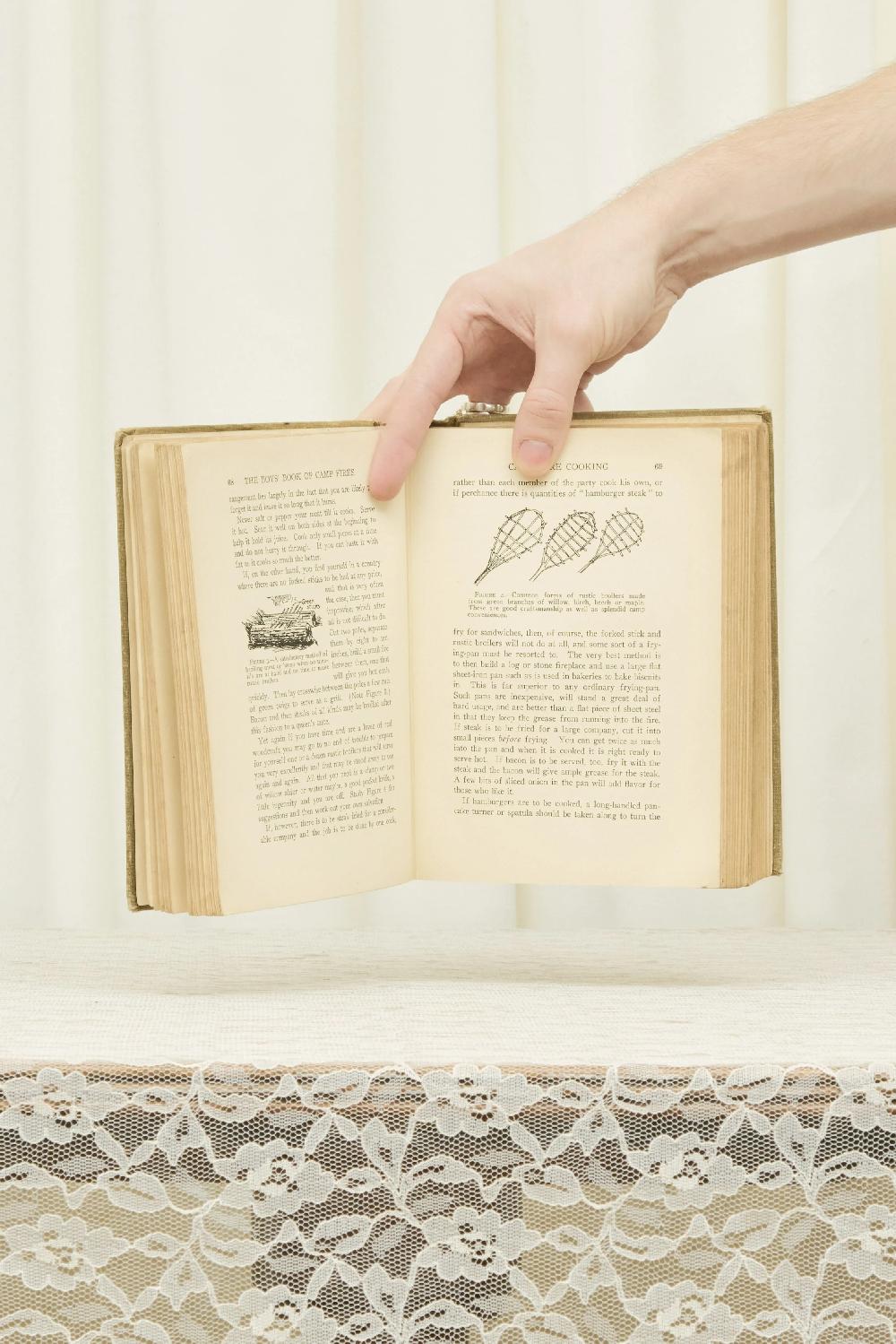 Tanner Fletcher Antique "Boys Book Of Campfires" Book (1925)