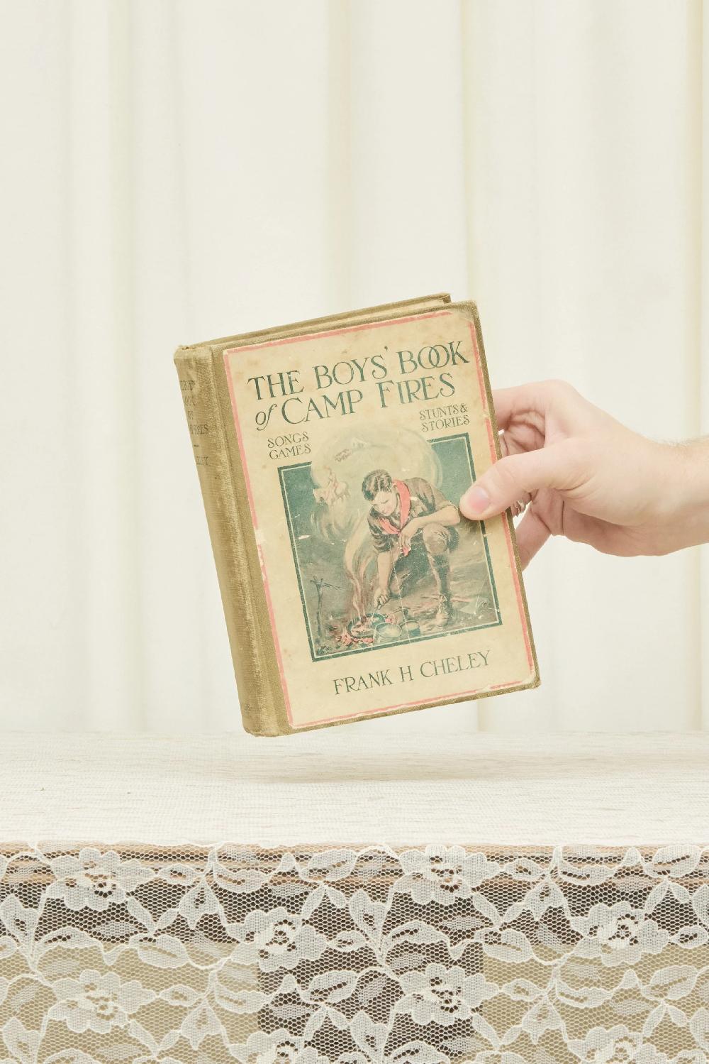tanner fletcher Antique "Boys Book of Campfires" Book (1925)