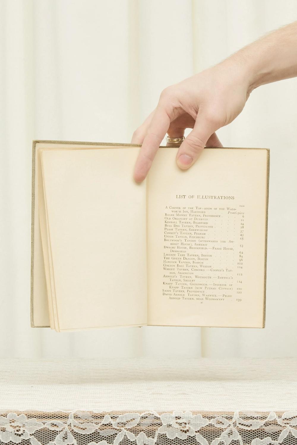 Tanner Fletcher Antique Little Pilgrimage's Among New England Inn's Book (1907)