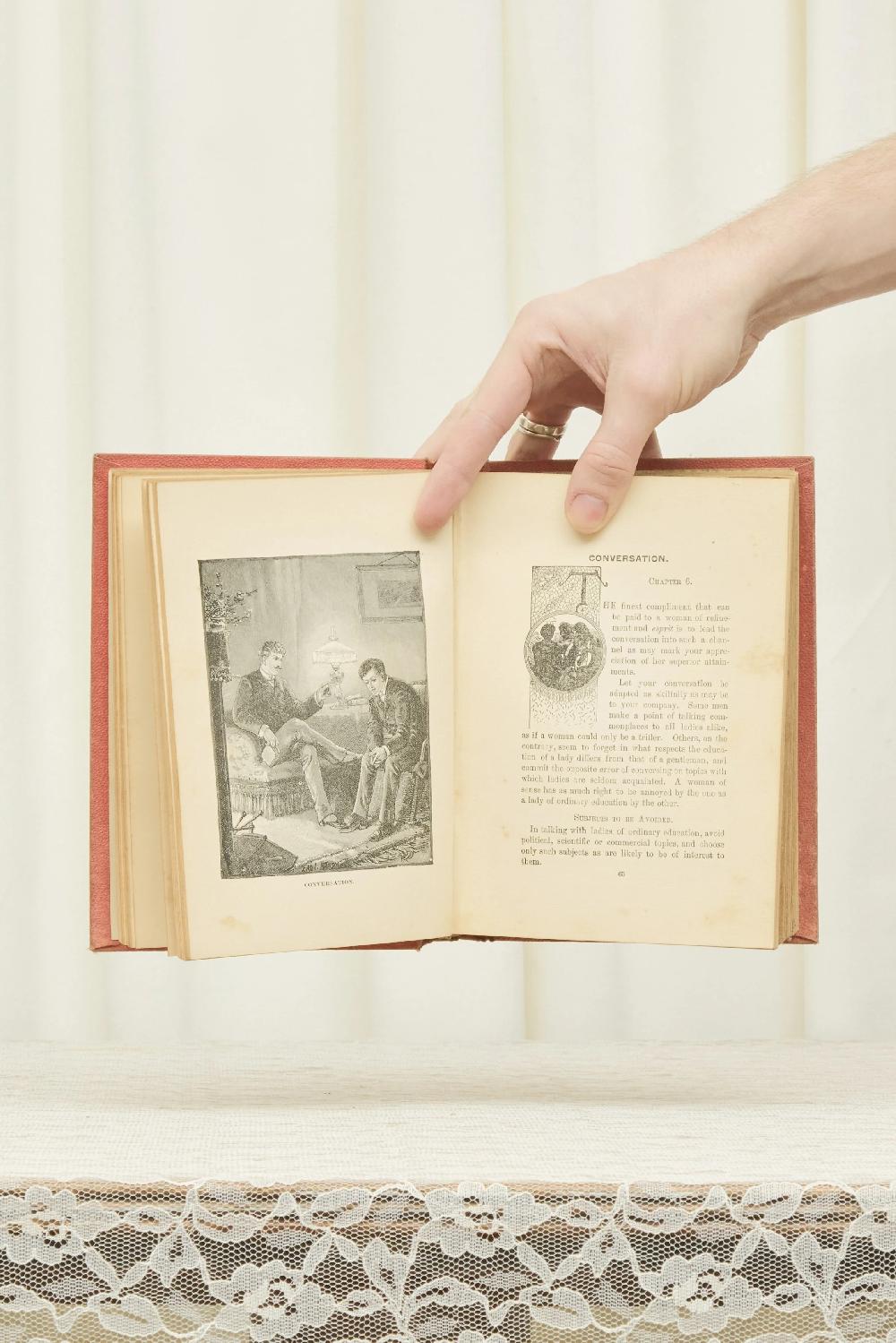 Tanner Fletcher Antique "Manners Culture And Dress" Book (1893)