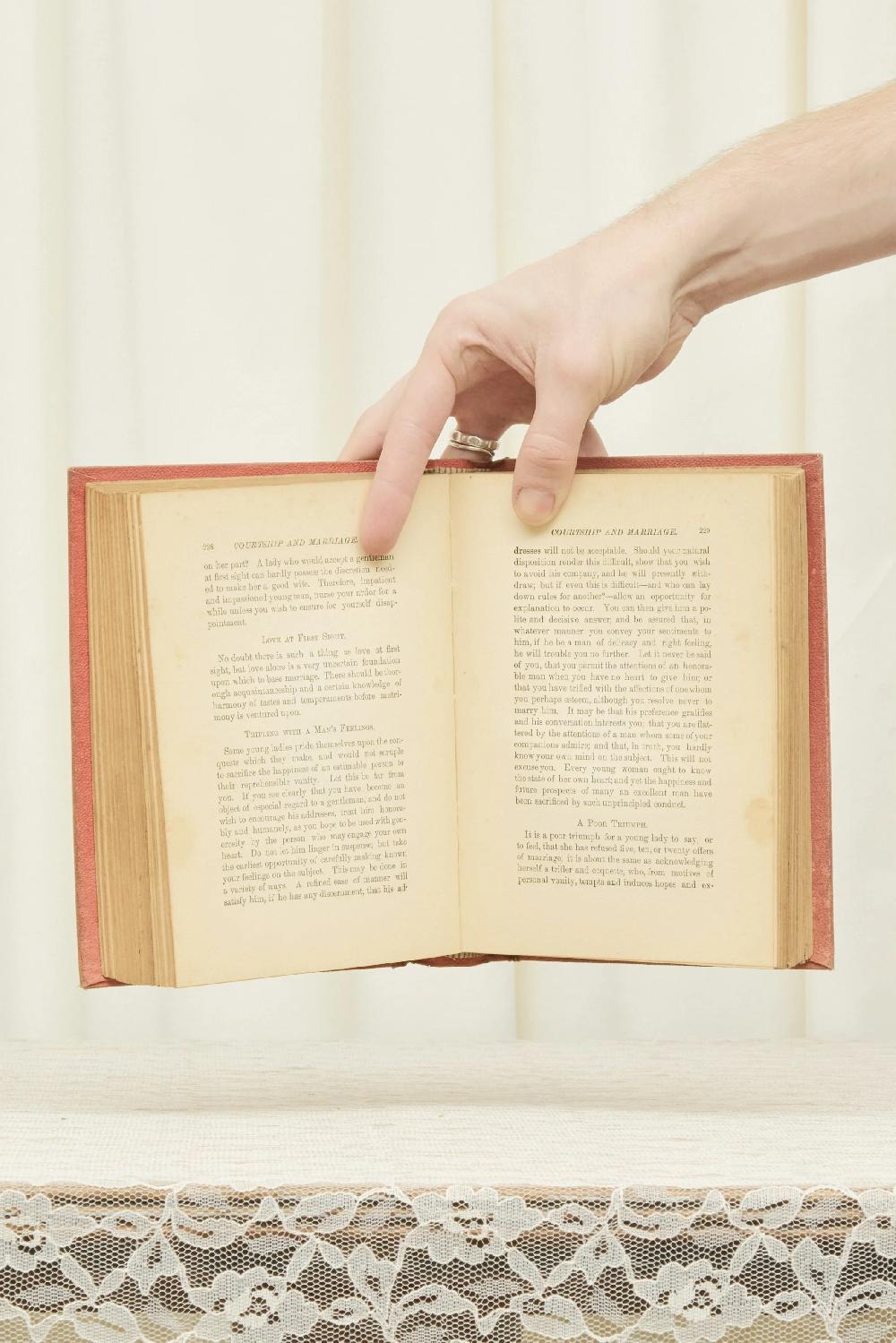 Tanner Fletcher Antique "Manners Culture And Dress" Book (1893)