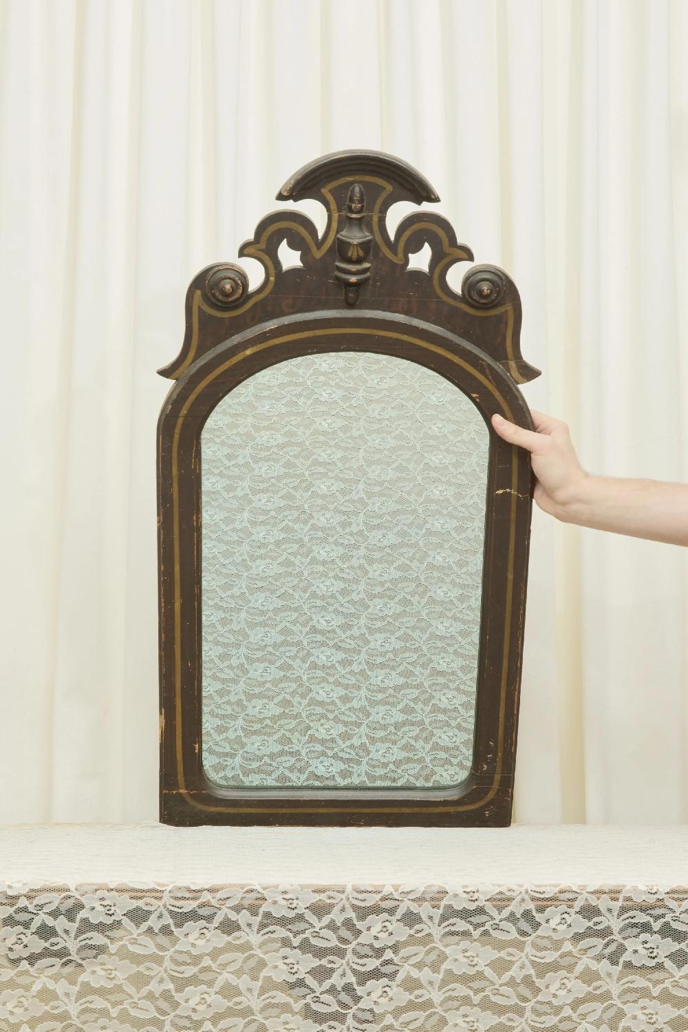 tanner fletcher Antique Victorian Wood Framed Mirror