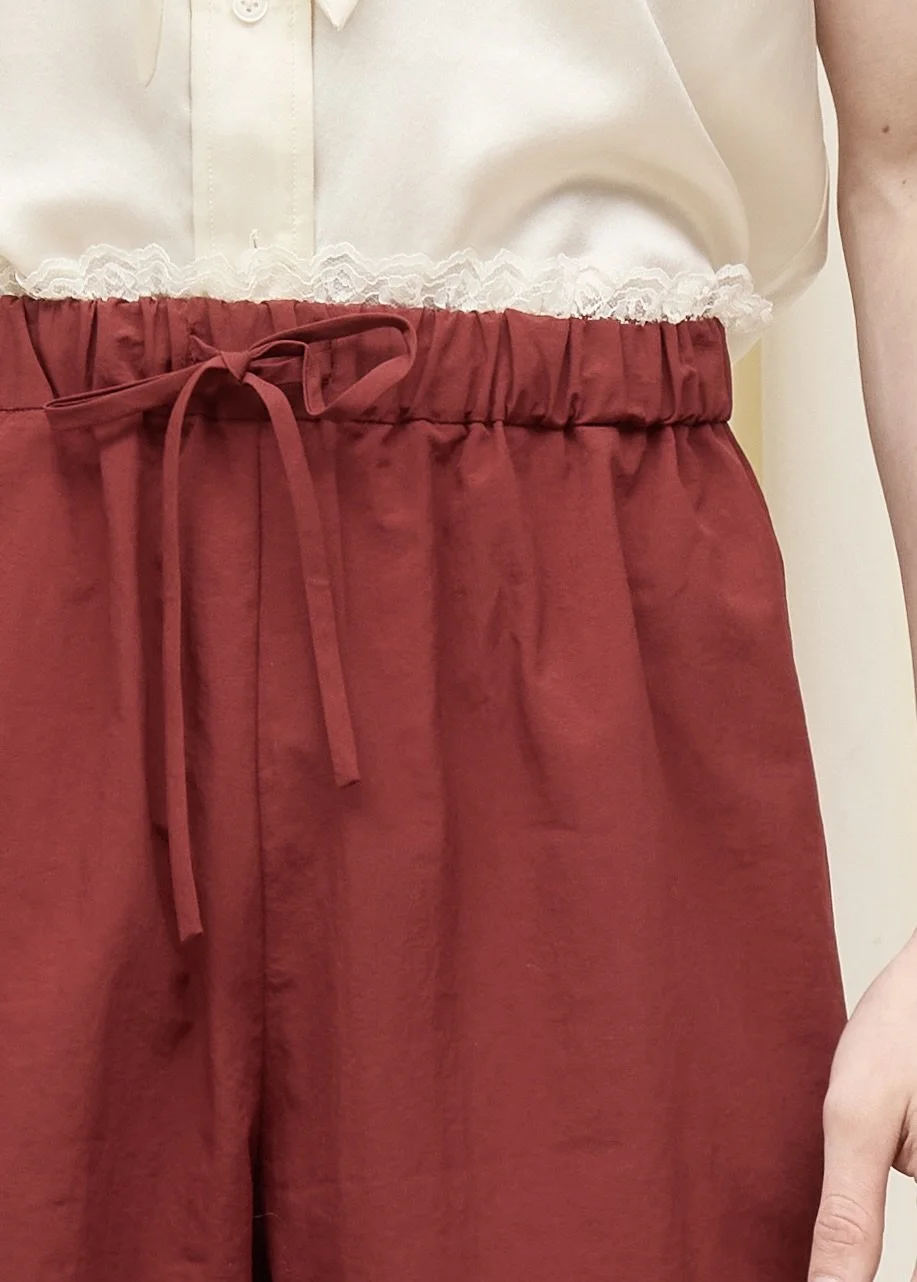 Tanner Fletcher Kennedy Lace Trim Drawcord Track Pant