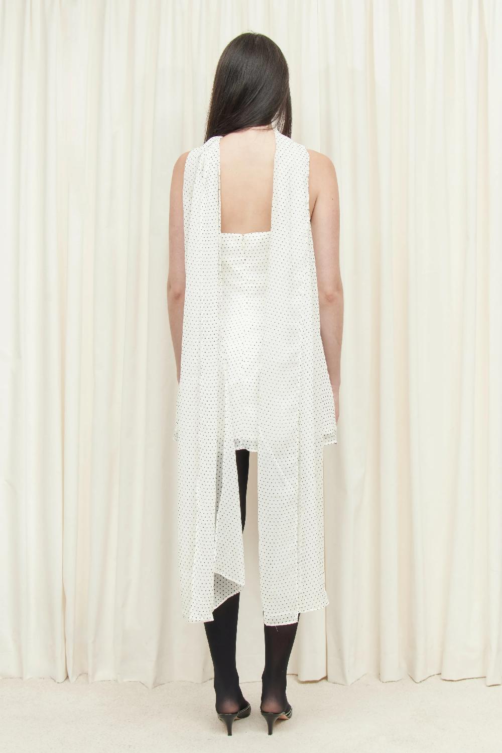Tanner Fletcher Monica Strapless Mini Dress With Scarf
