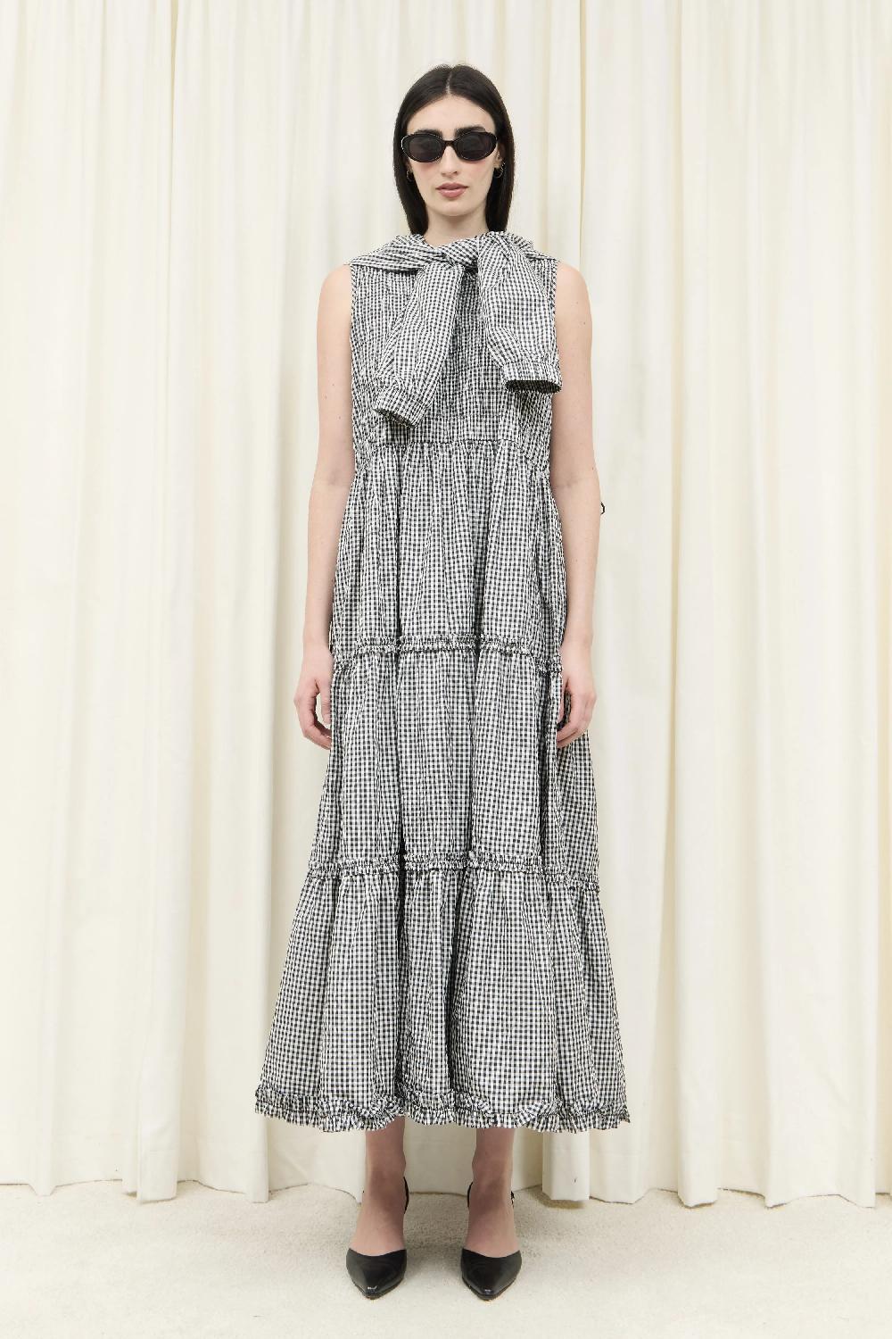 Tanner Fletcher Scout Smocked Sleeveless Midi Dress