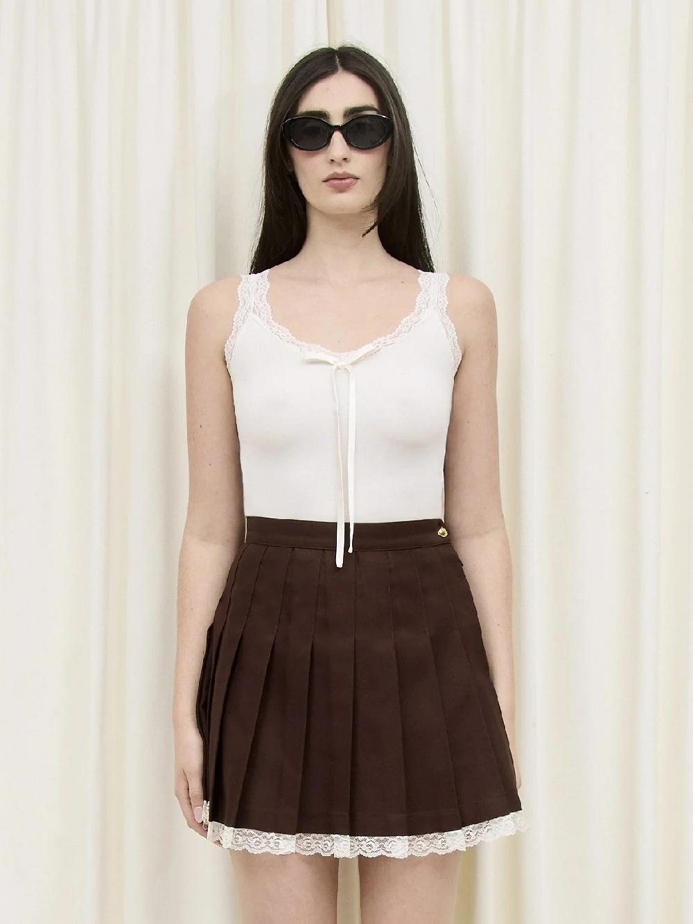 tanner fletcher Ace Lace Trim Tennis Skirt