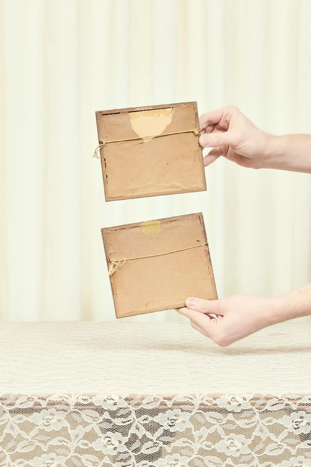 Tanner Fletcher Antique Dog/Cat Needlepoints (1900)