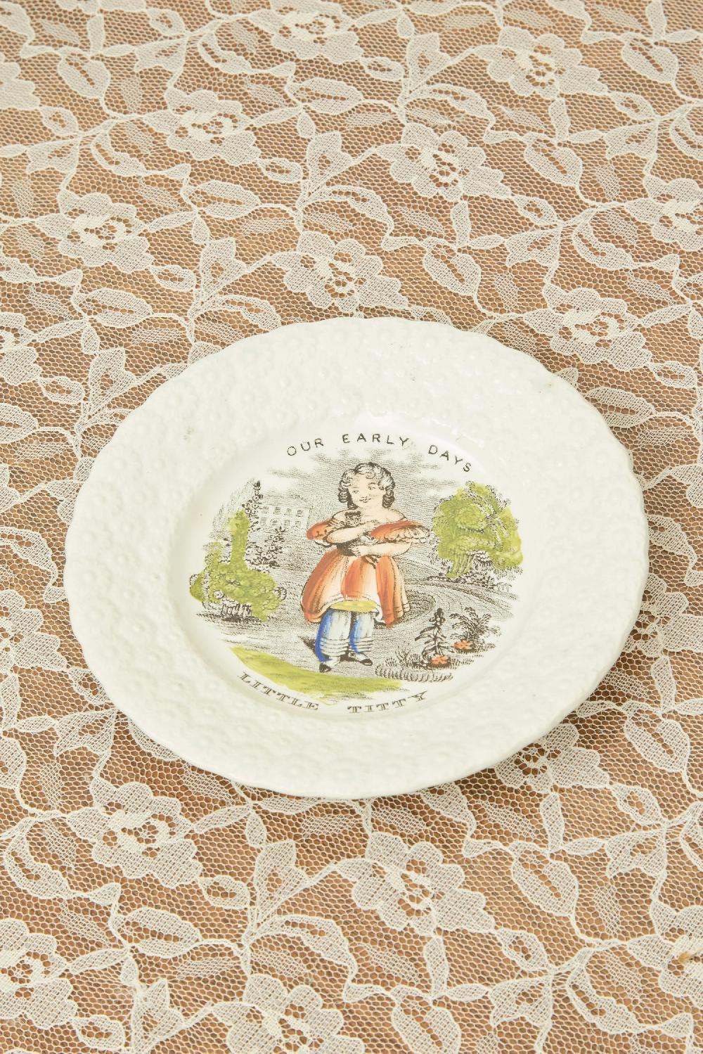 Tanner Fletcher Antique "Little Titty" Plate (1850)