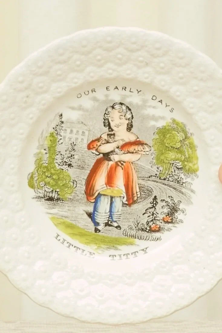 Tanner Fletcher Antique "Little Titty" Plate (1850)