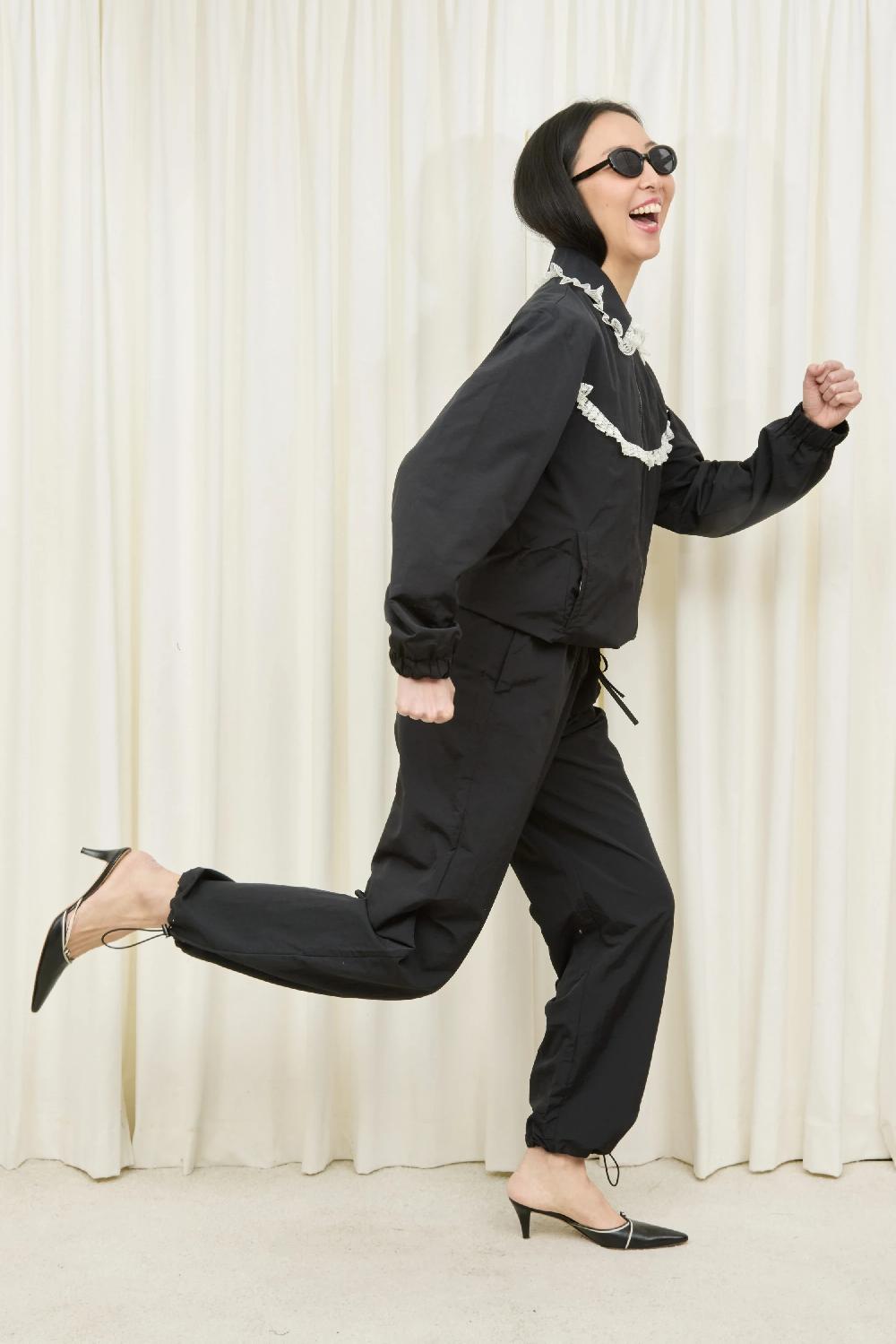 Tanner Fletcher Archie Lace Trim Track Jacket