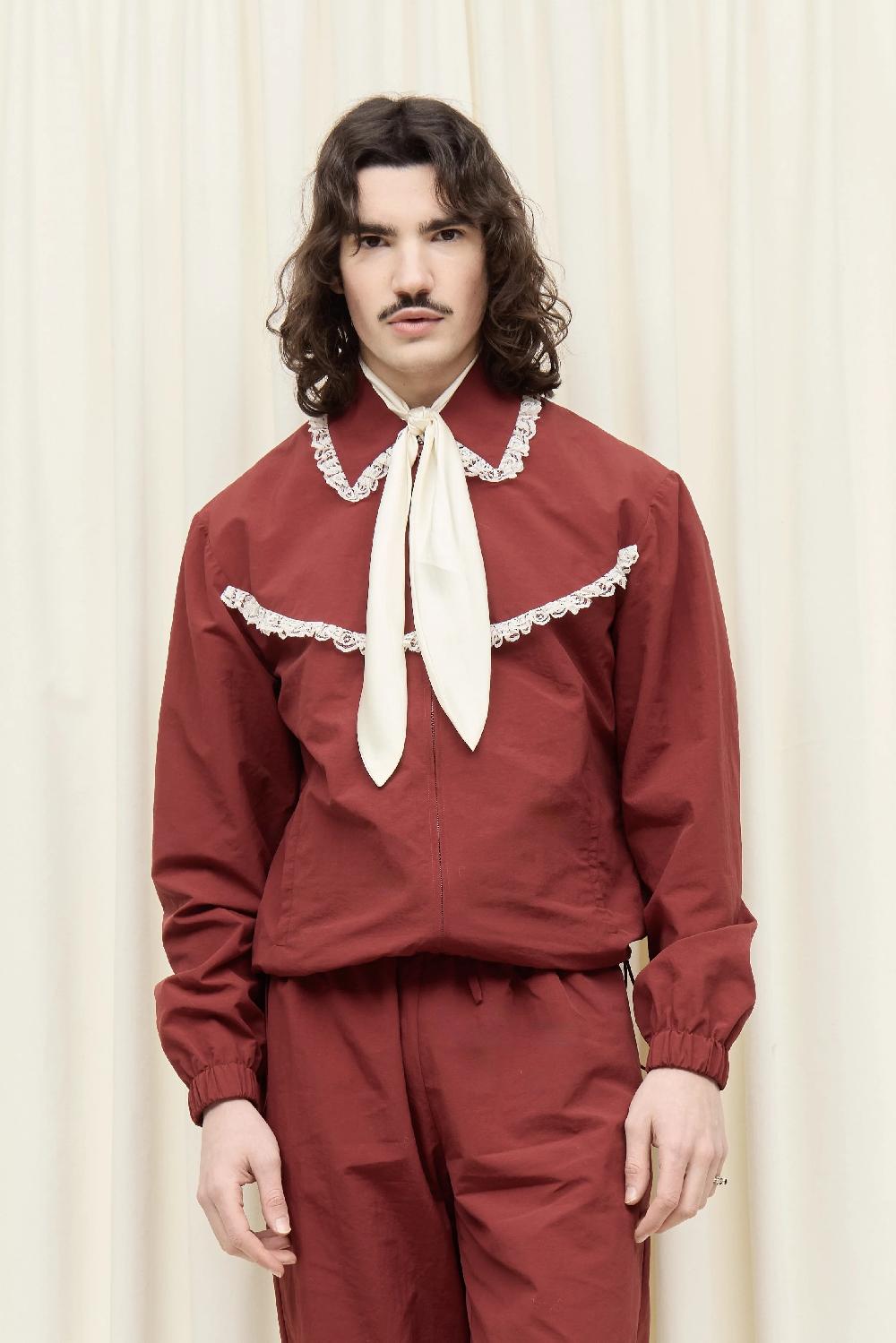 tanner fletcher Archie Lace Trim Track Jacket