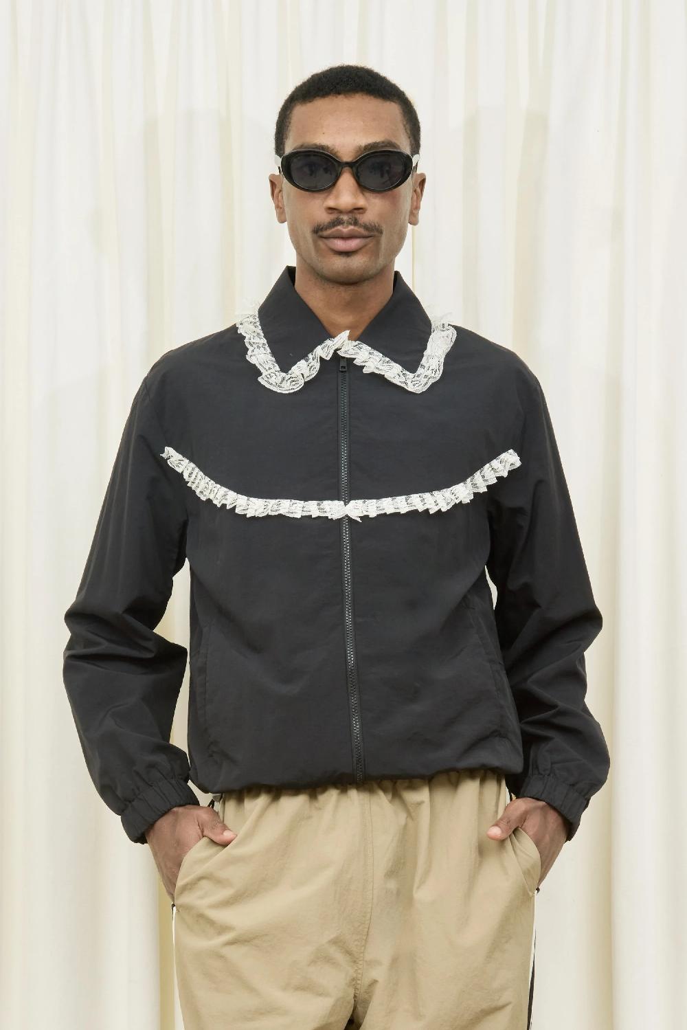 tanner fletcher Archie Lace Trim Track Jacket