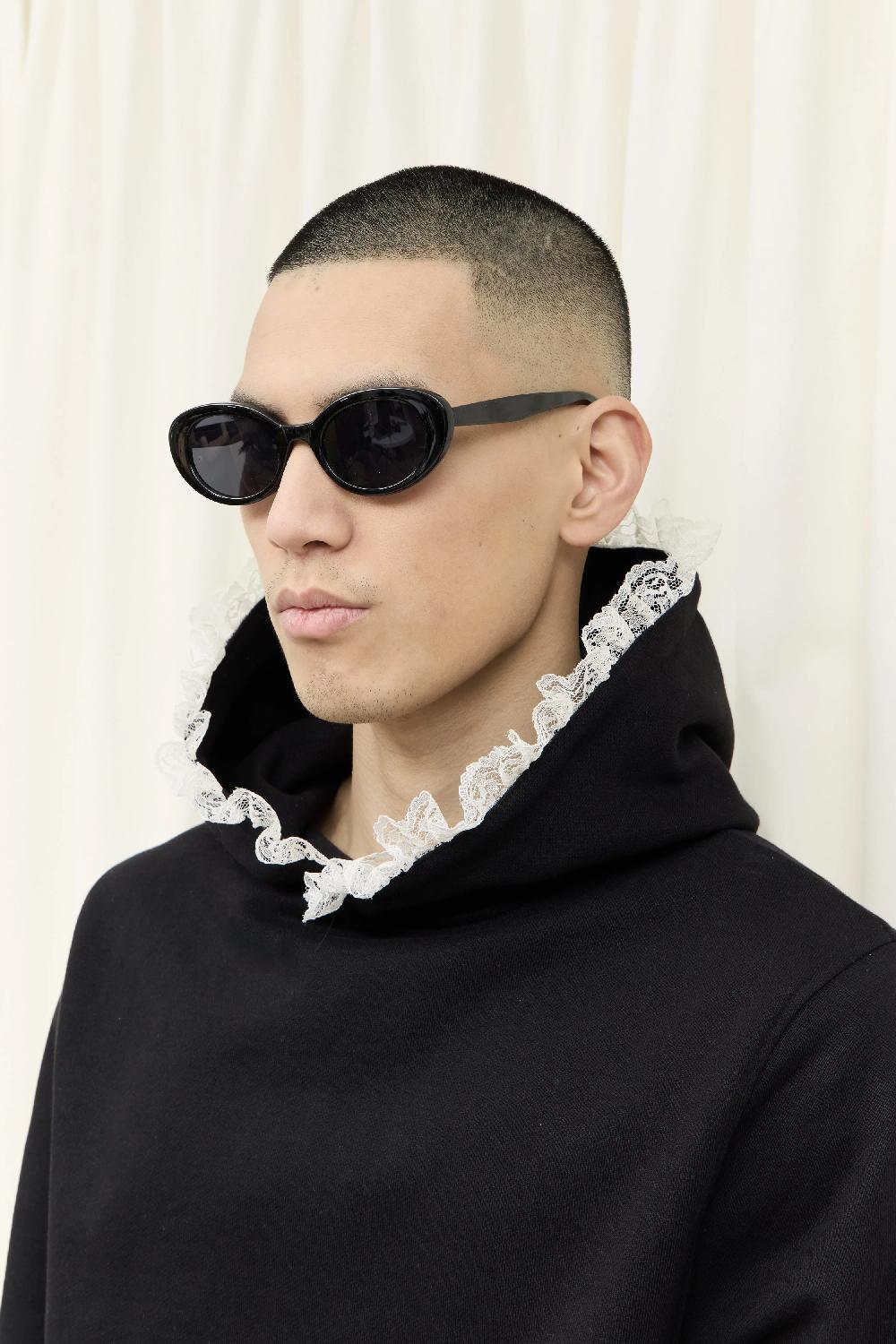 Tanner Fletcher Becky Lace Trim Hoodie