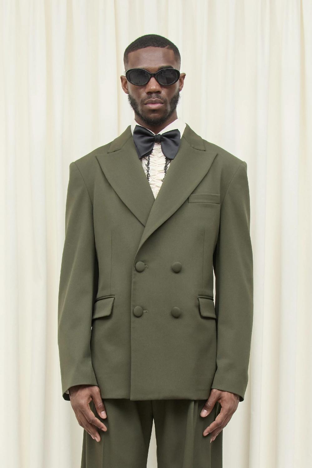 Tanner Fletcher Benedict Double Breasted Blazer