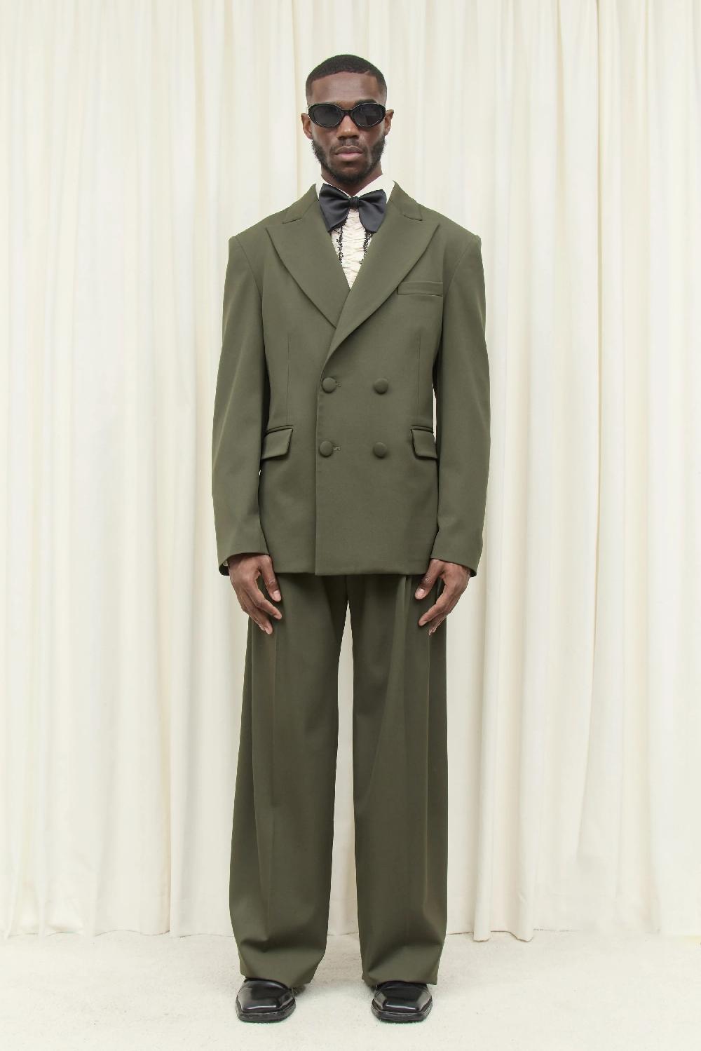 Tanner Fletcher Benedict Double Breasted Blazer