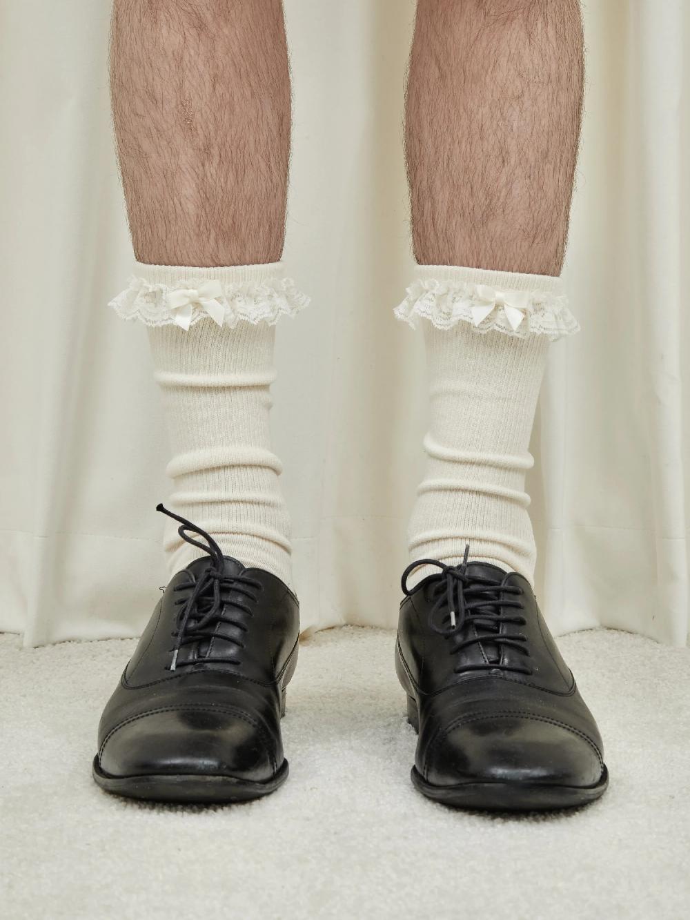 Tanner Fletcher Bobby Lace Trim House Socks