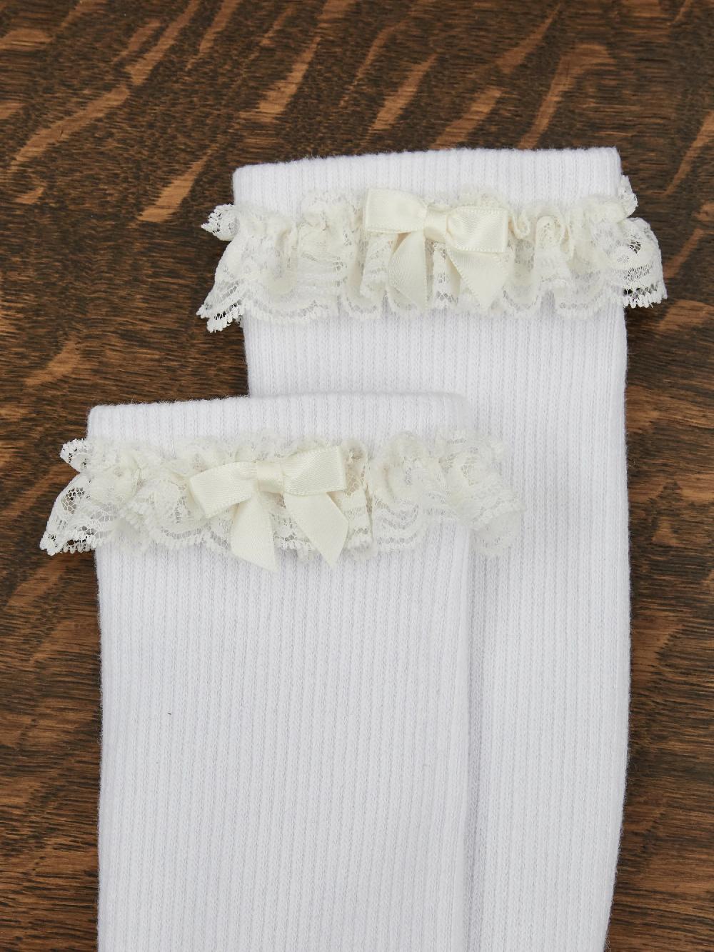 tanner fletcher Bobby Lace Trim House Socks