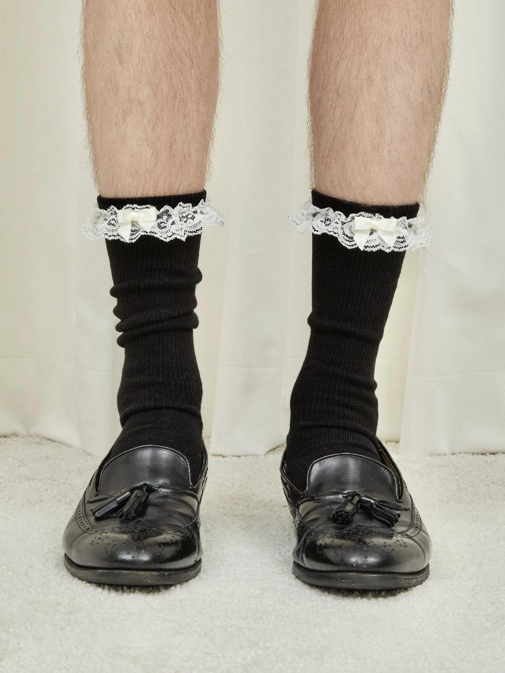 Tanner Fletcher Bobby Lace Trim House Socks