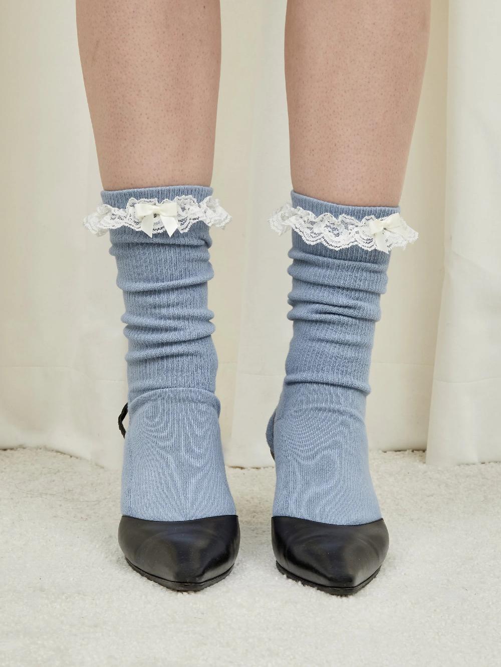 Tanner Fletcher Bobby Lace Trim House Socks