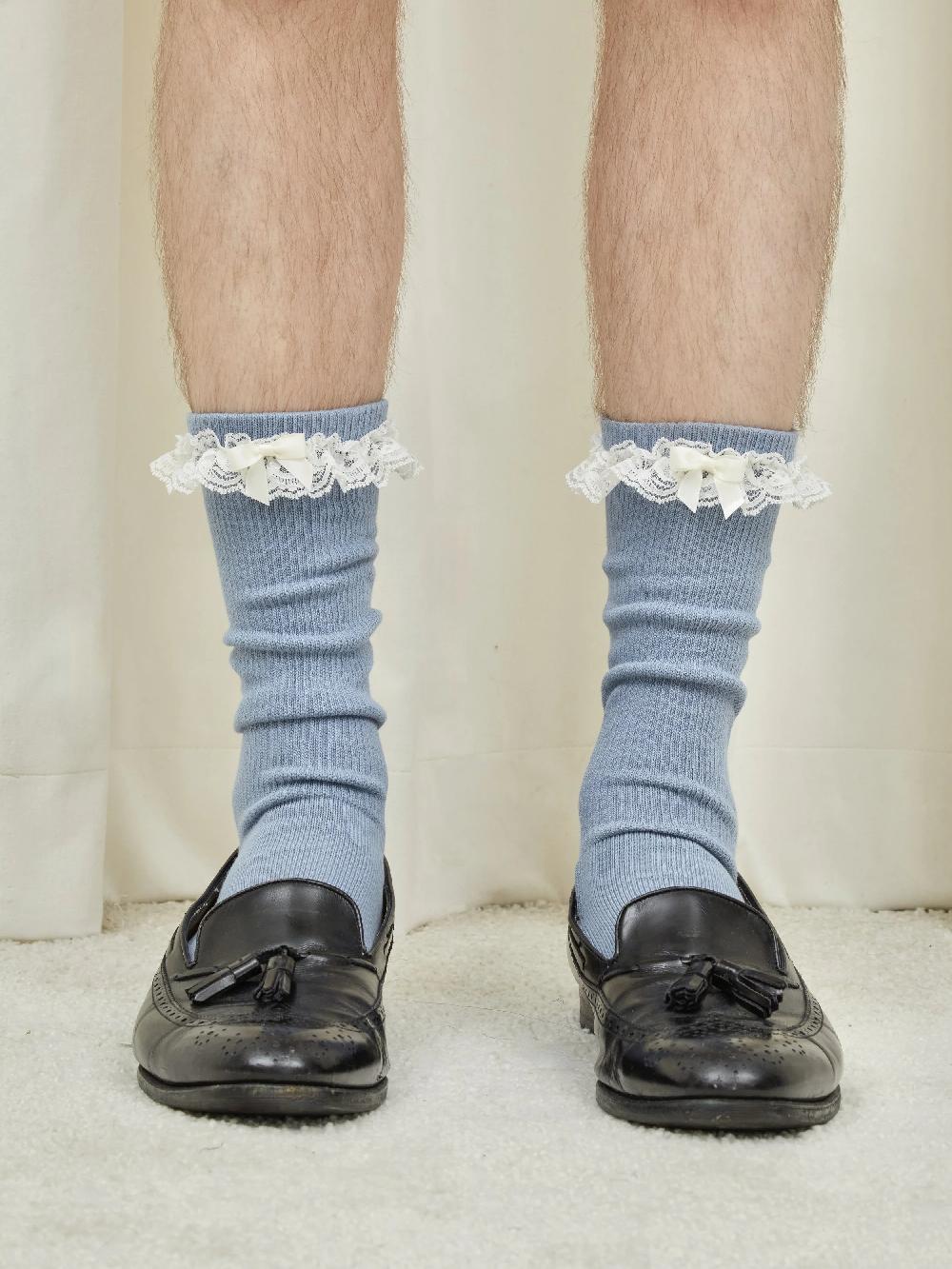 Tanner Fletcher Bobby Lace Trim House Socks